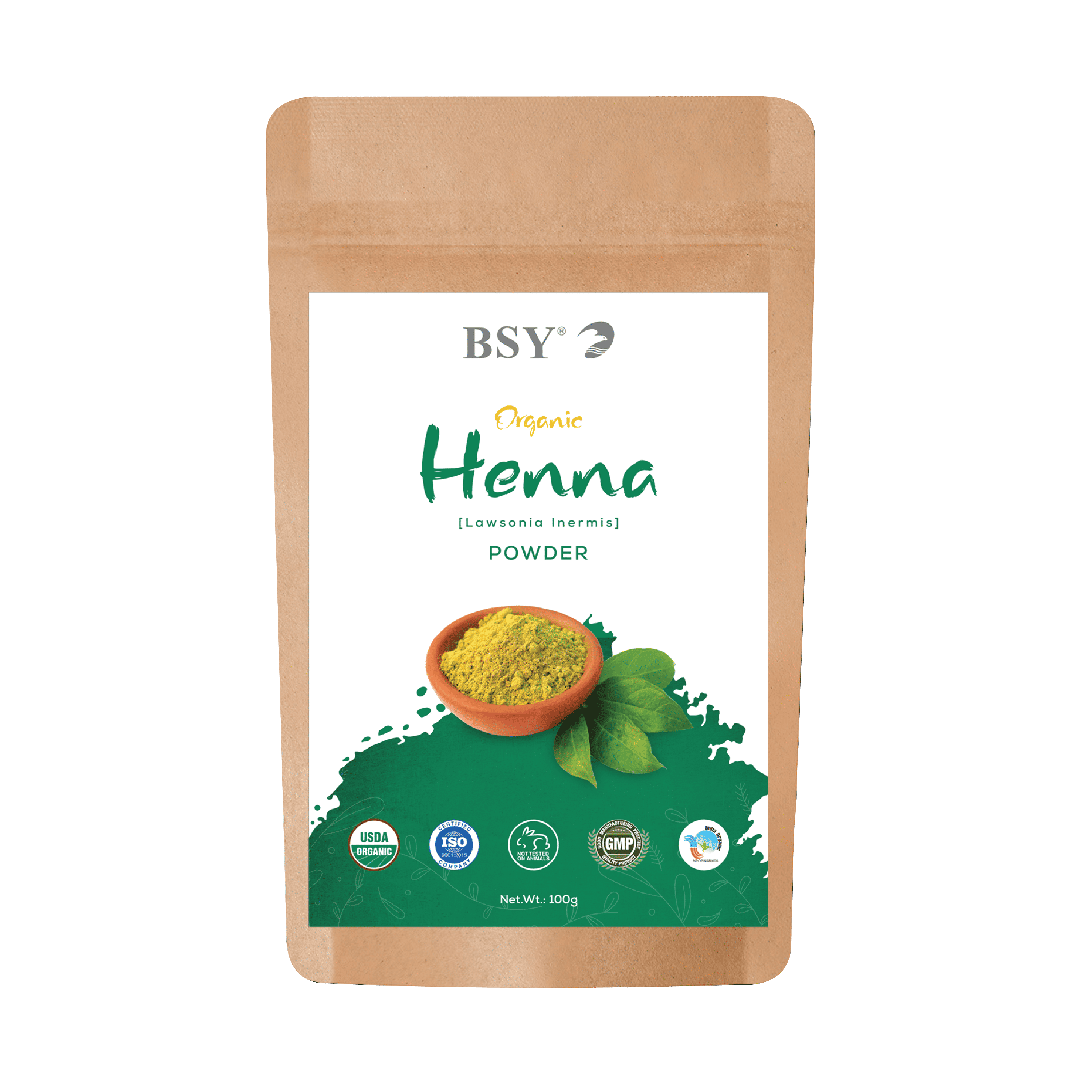 ORGANIC HENNA POWDER 100G